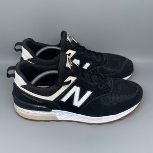 New Balance‎ 574 Black Running Shoes Men's Sz 12